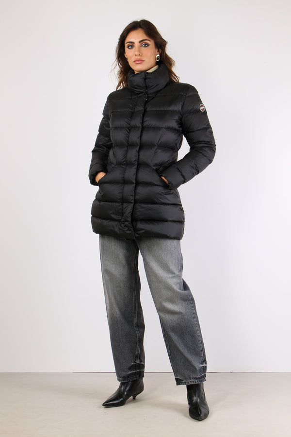 Piumino Cappotto Nylon Nero
