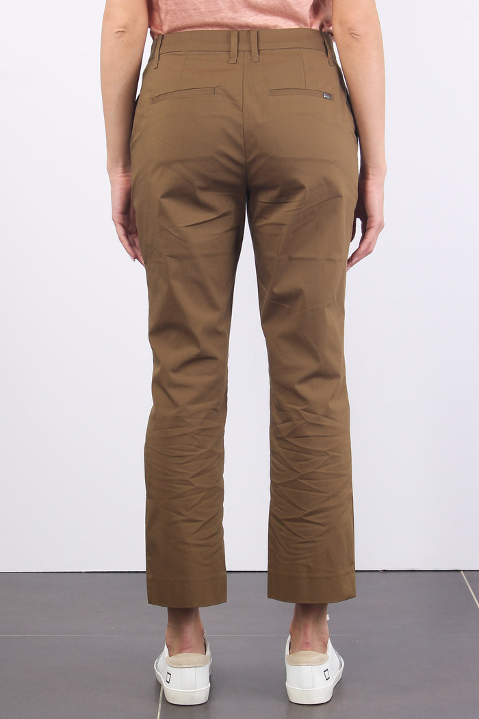 Pantalone Tasca America Cotone Mud-5