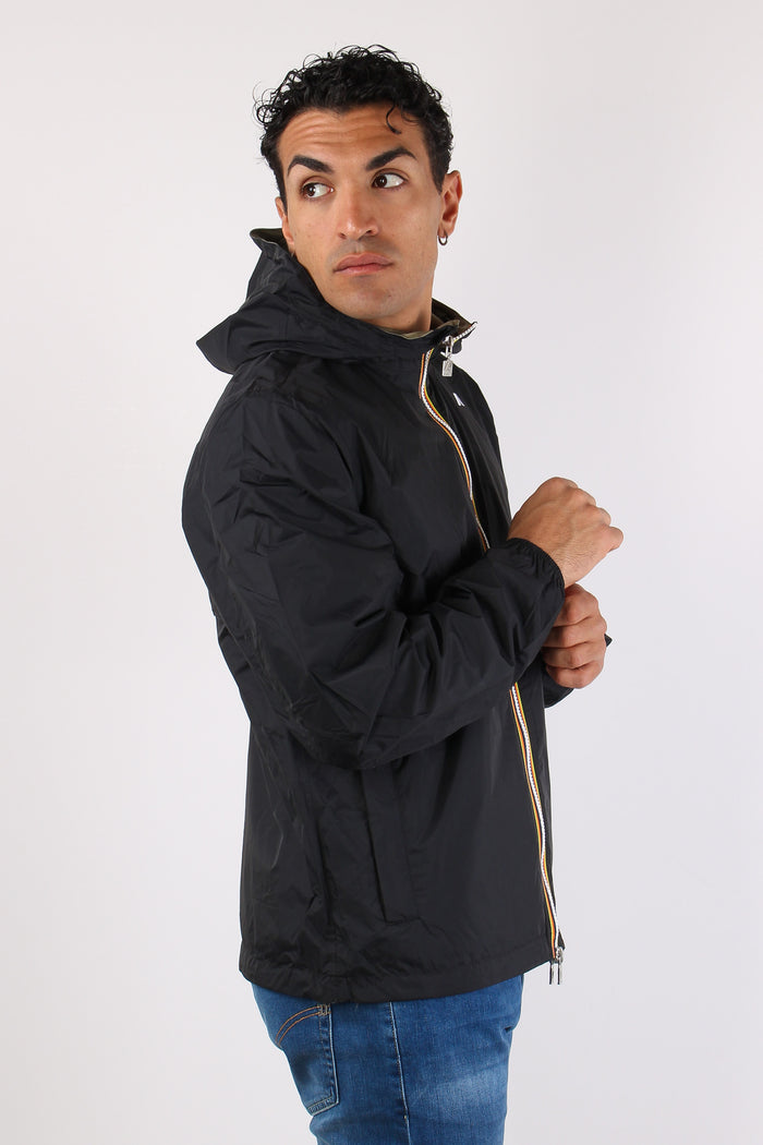 Giubbotto Reversibile Cappuccio Black/green-11