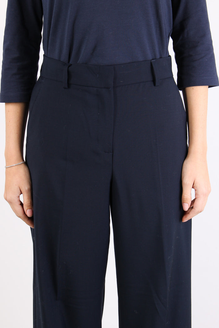 Visivo Pantalone Ampio Fresco Blu-8