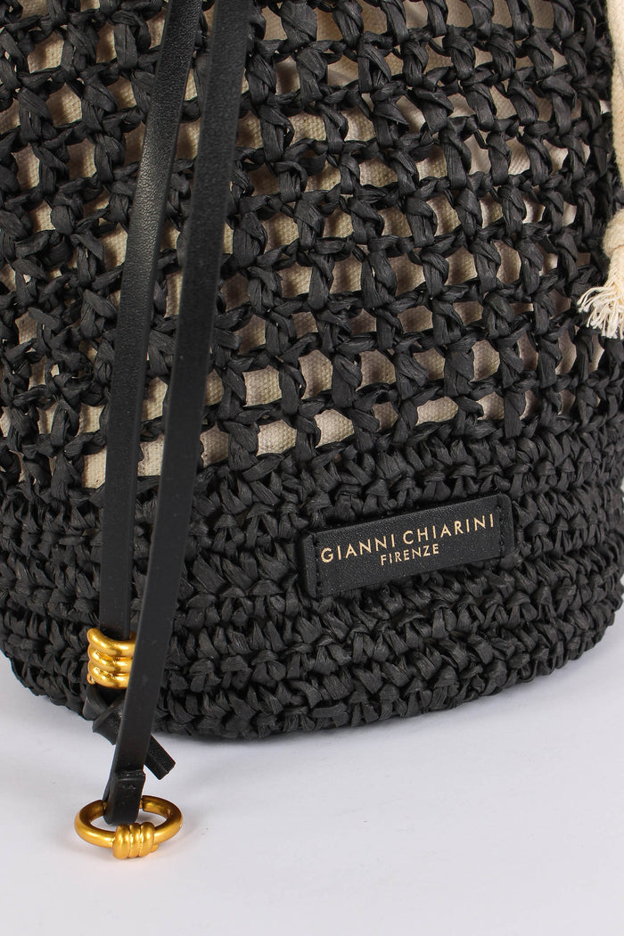 Nefeli Secchiello Paglia Nero-7