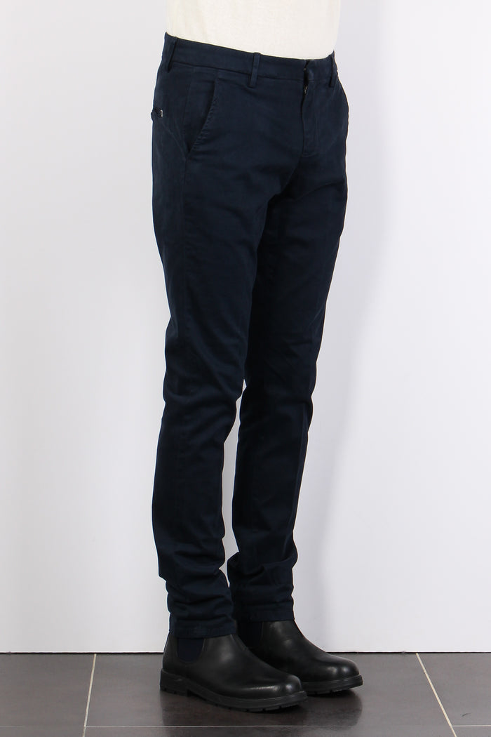 Gaubert Pantalone Gabardina Blu-4