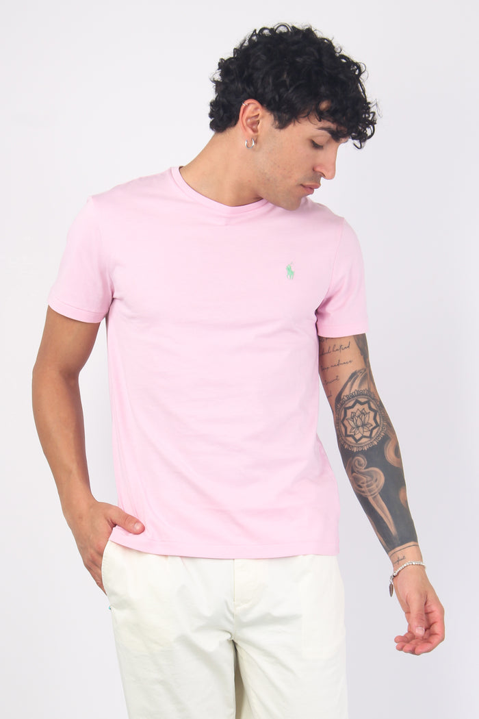 T-shirt Jersey Manica Corta Garden Pink-4
