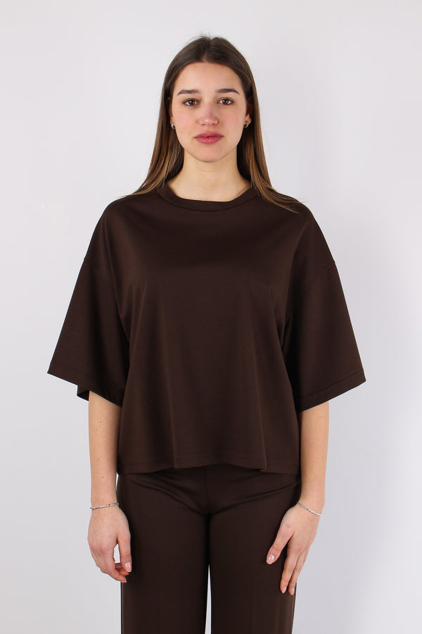 Maglia Punto Milano Tencelle Moro