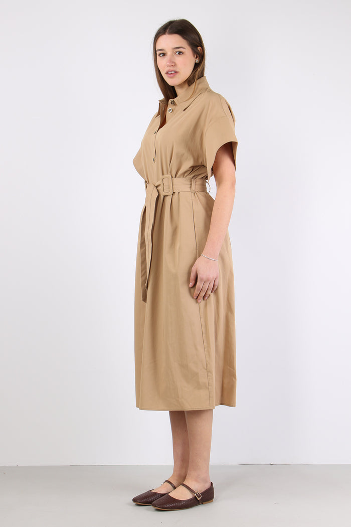 Alesha Chemisier Cintura Beige Chantilly-6
