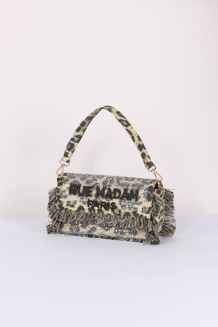 Tracolla Strass Leopard-3