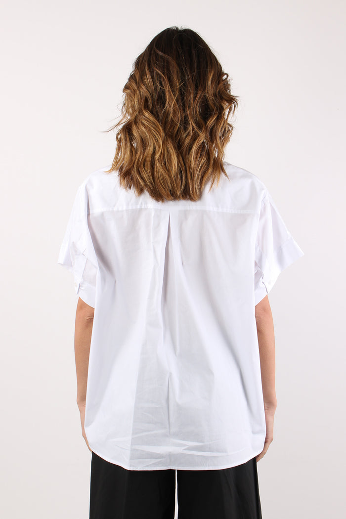 Camicia Over M/m Bianco Ottico-5