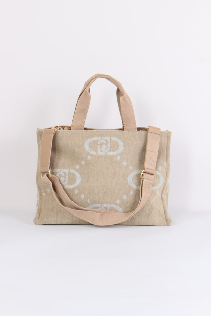 Borsa L Tote Oat Milk-3
