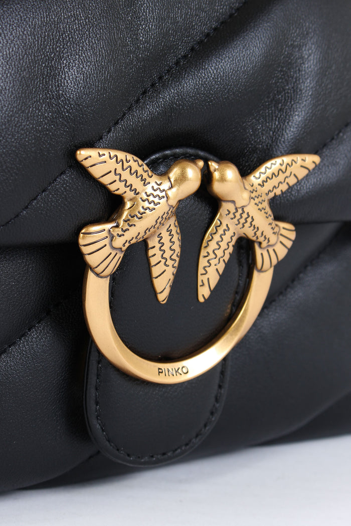 Tracollina Love Puff Nappa Nero/gold-7