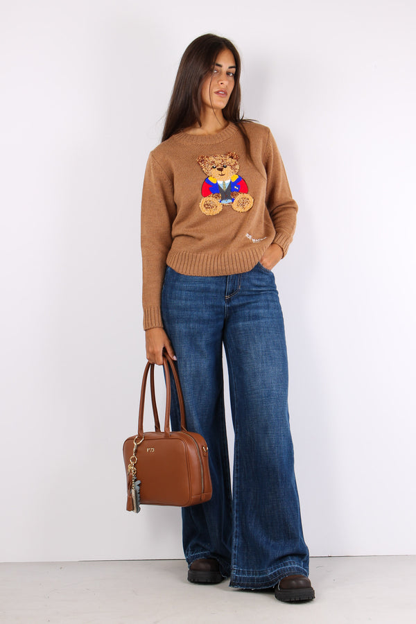 Pullover Orsetto Camel