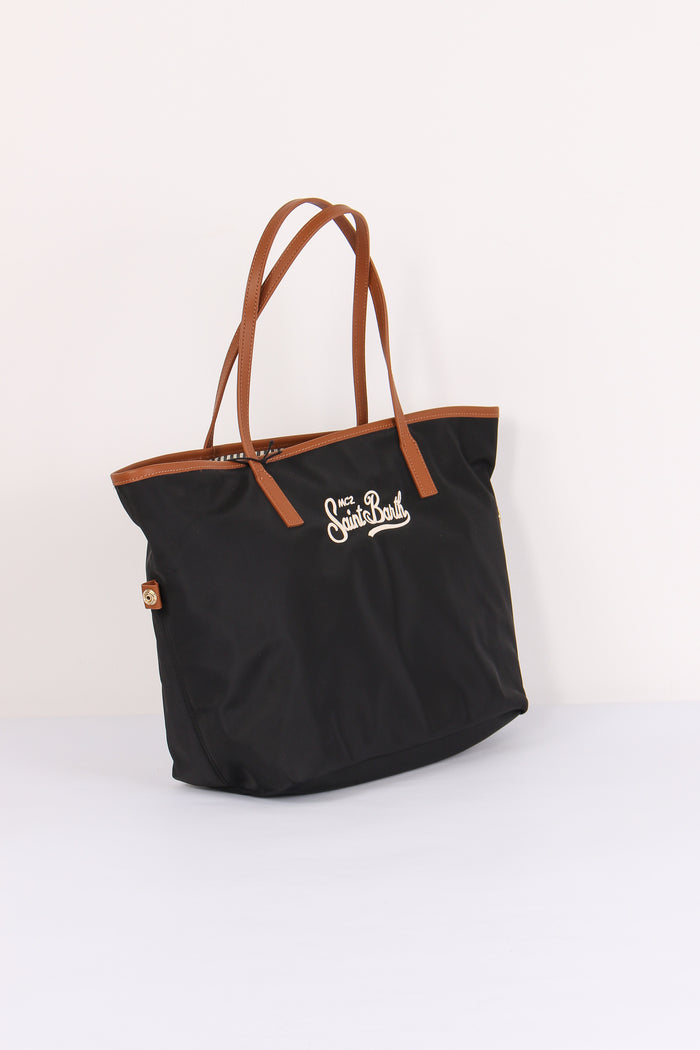 City Bag Nylon Nero-6