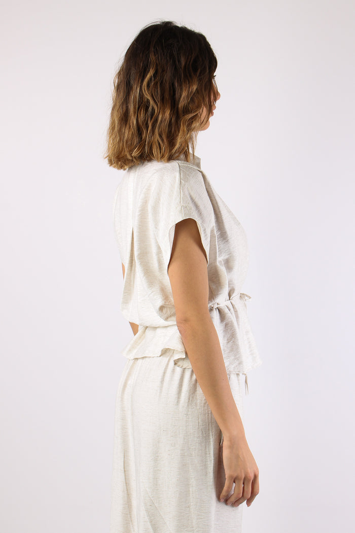 Camicia M/m Cinturata Naturale-6