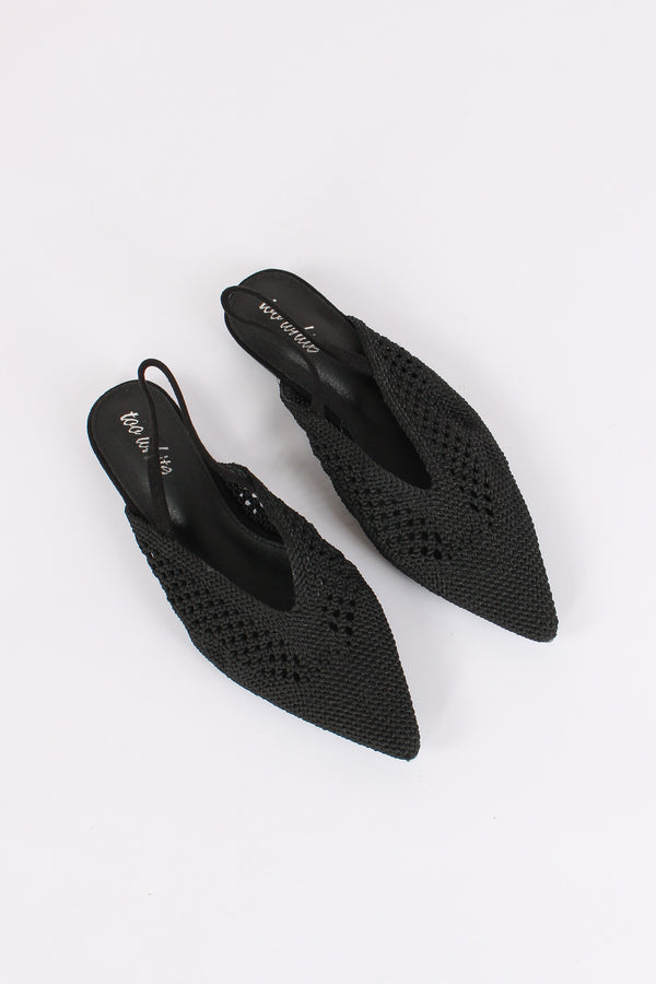 Ballerina Traforata Nero-2