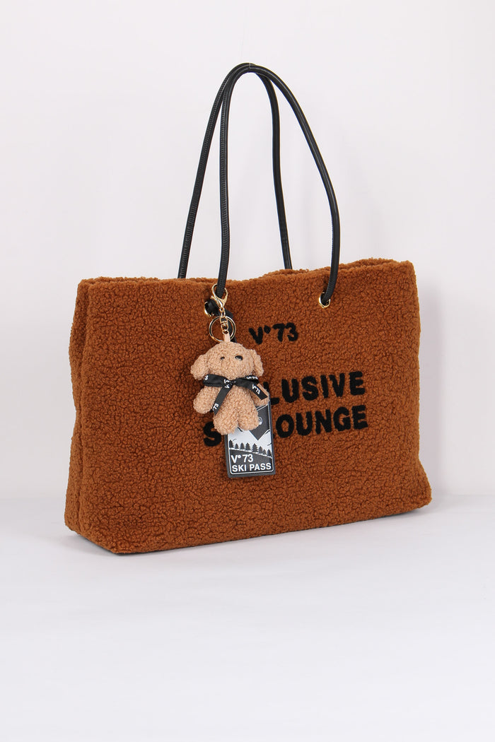 Ski Lounge Shopping Teddy Cuoio/nero-7