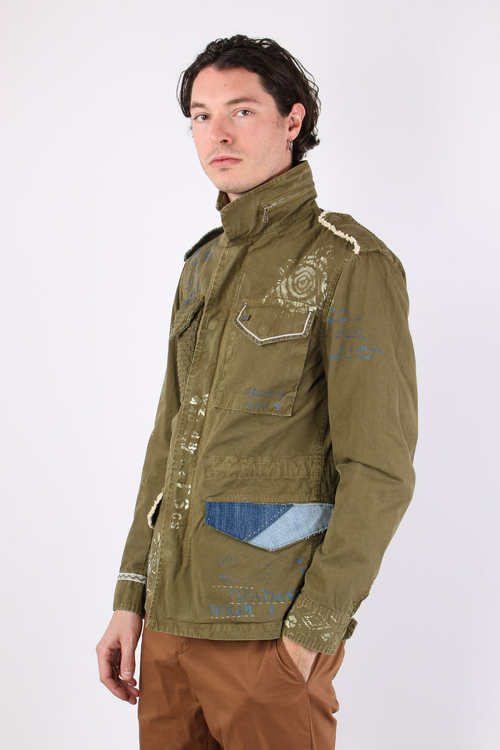 Field Jacket Ricamo Impunture Duna-6