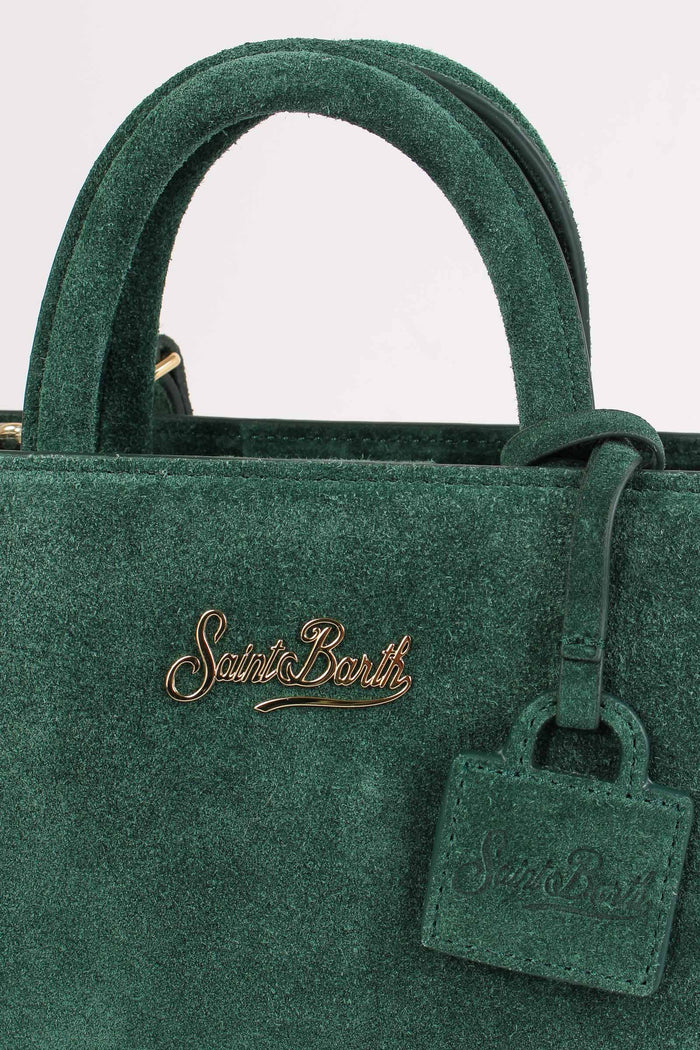 Shopping Mini Suede Verde-7