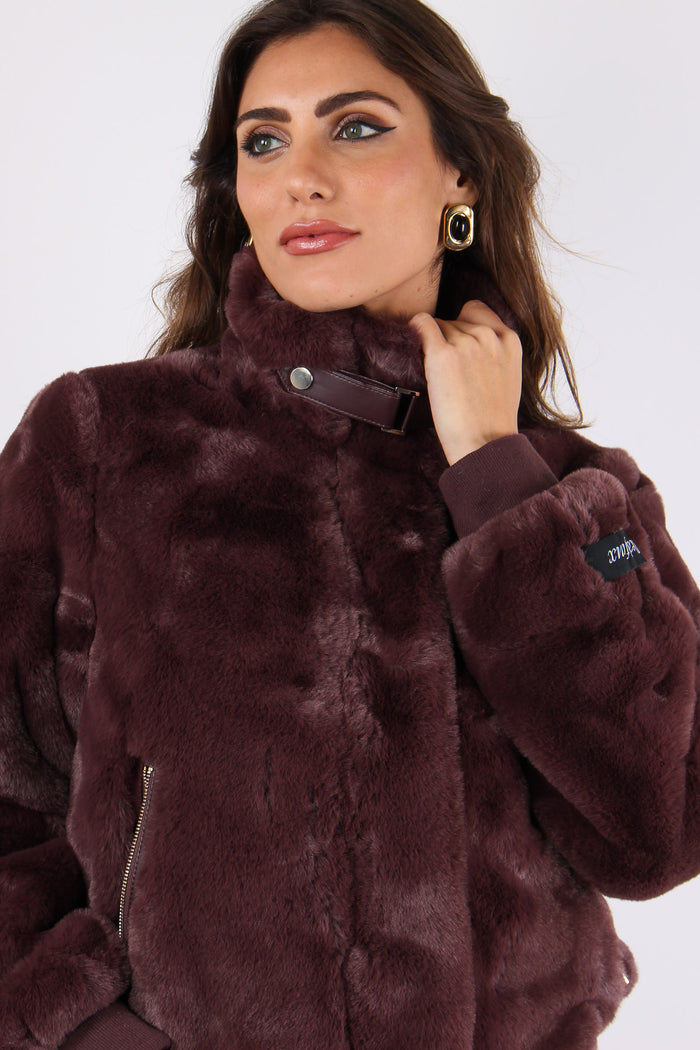 Bomber Gancio Collo Chocolate Bean-8