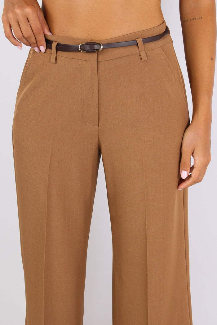 Ebba Pinocchietto Gessato Lure Miele-8