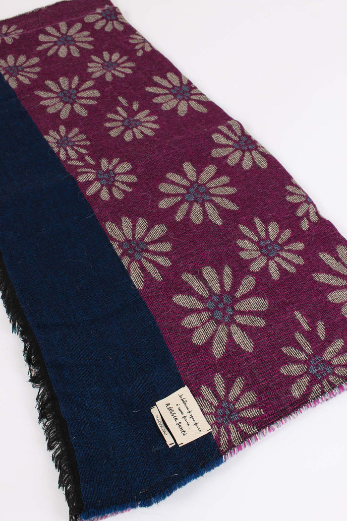 Sciarpa Blu/viola-5