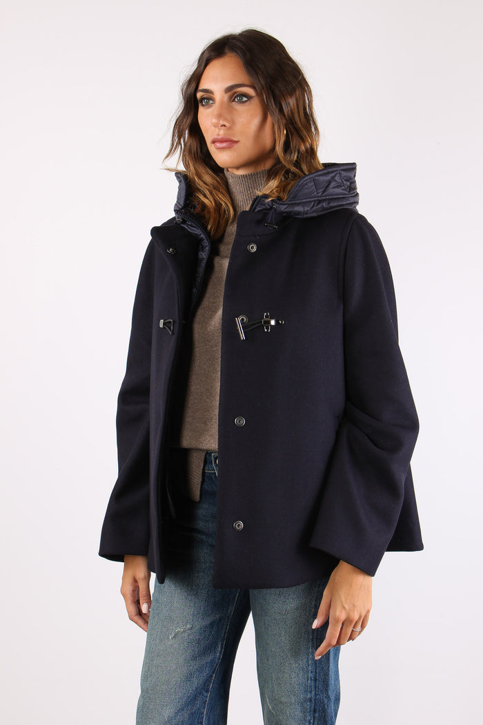 Cappa Cappuccuio Nylon Blu-5