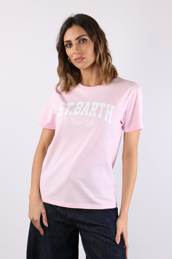T-shirt Scritta Rosa-2