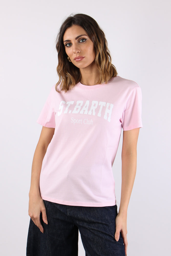 T-shirt Scritta Rosa-2