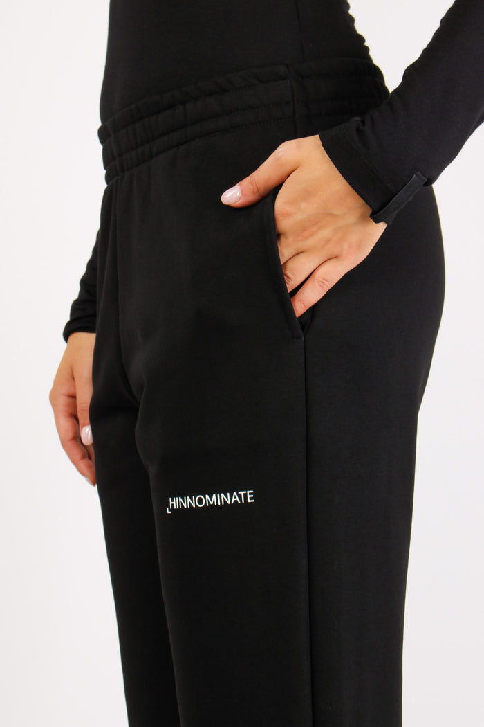 Pantalone Felpa Basico Nero-9
