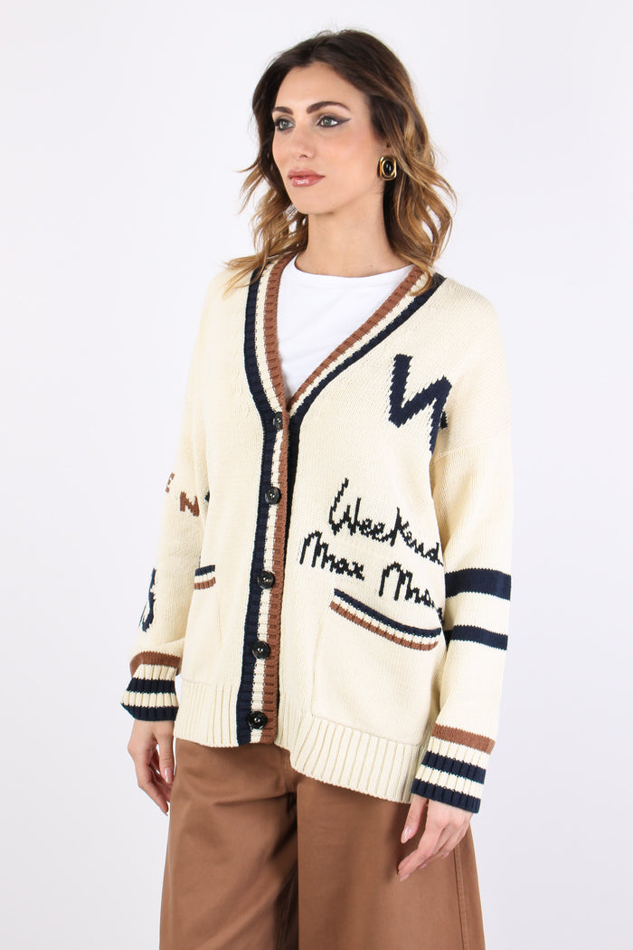 Wkdblasone Cardigan Scritte Dis Scriita-5