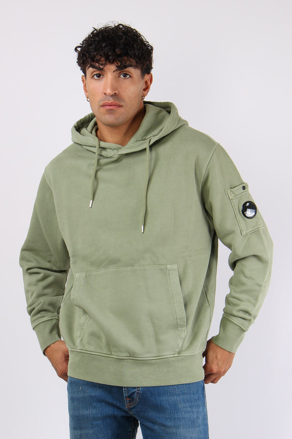 Felpa Tasca Cappuccio Seagrass