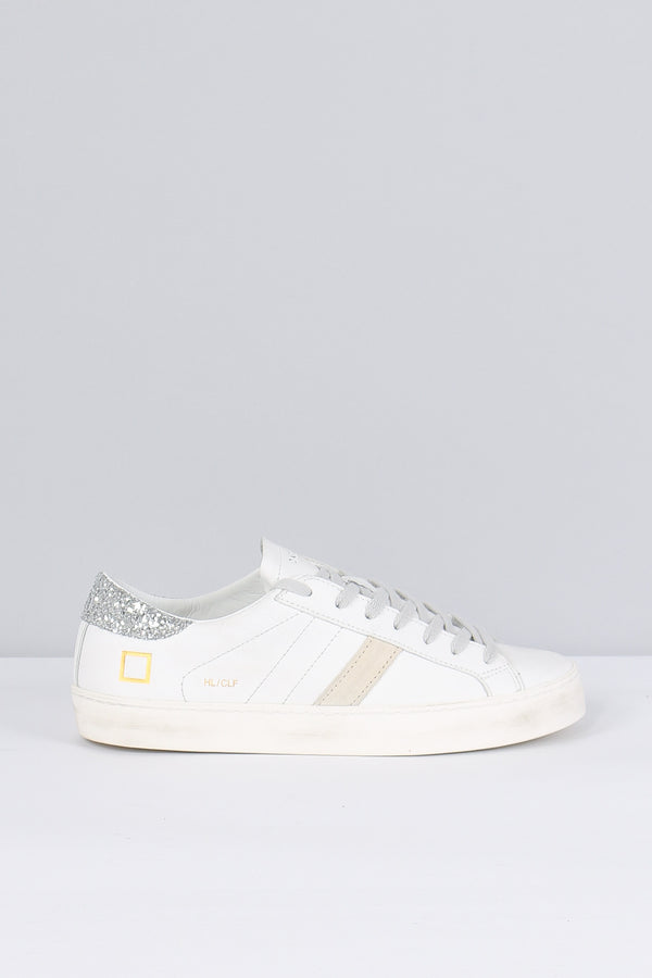 Sneaker Hill Low Calf Silver