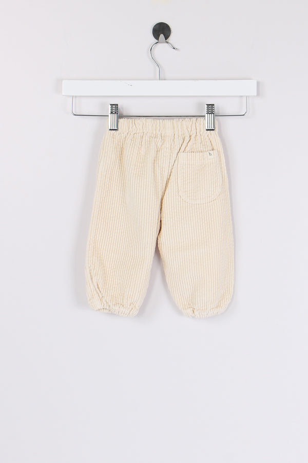 Pantalone Velluto Coulisse Ivory-2