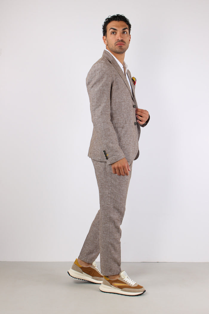 Abito Uomo Lino Caffe-7