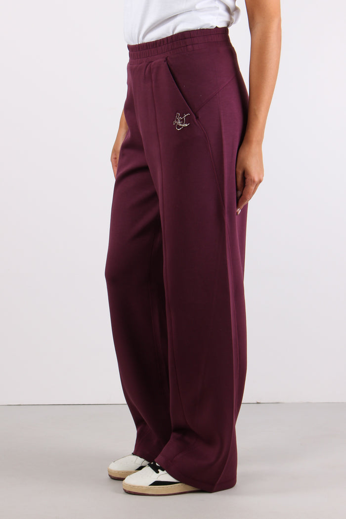 Pantalone Palazzo Scuba Red/amburgine-4