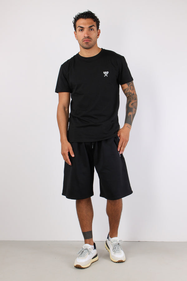 T-shirt Regular Logo Nero-2