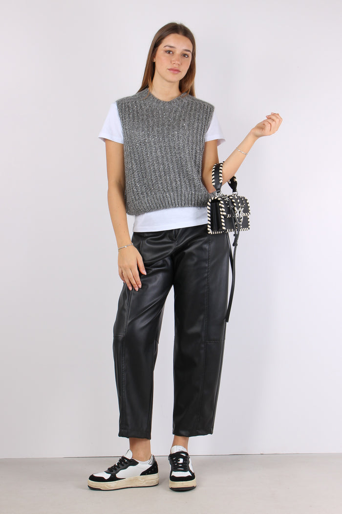 Gilet Mohair Paillettes Perla