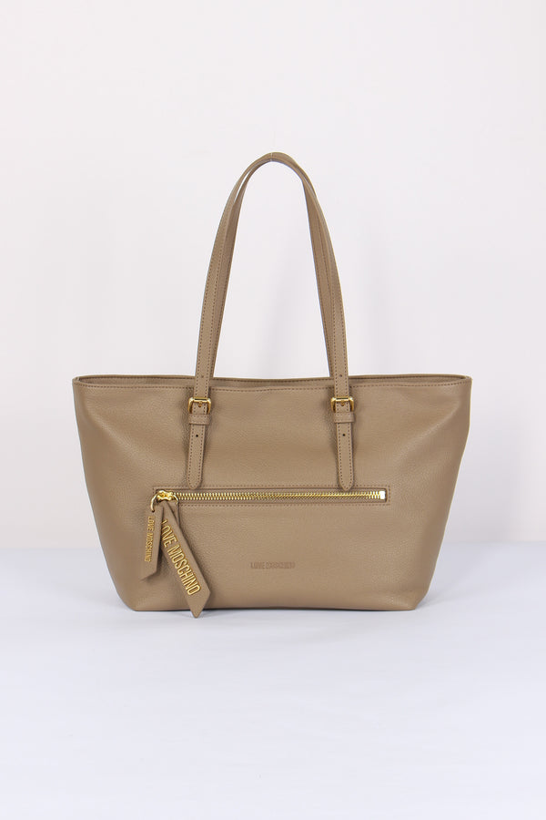 Shopping Zip Cursore Logo Sabbia
