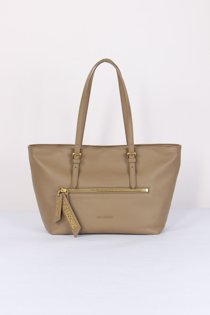 Shopping Zip Cursore Logo Sabbia