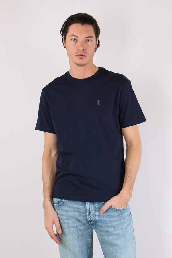 Adelmar T-shirt Logo Navy Blue-2