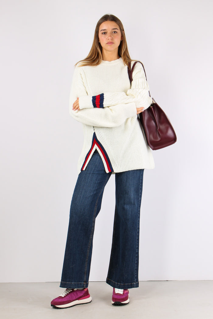 Maglia Spacco Banda Burro