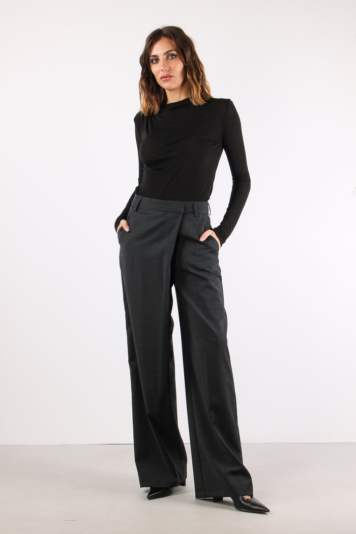 Pantalone Bottoni Asimmetrici Asphalt-2