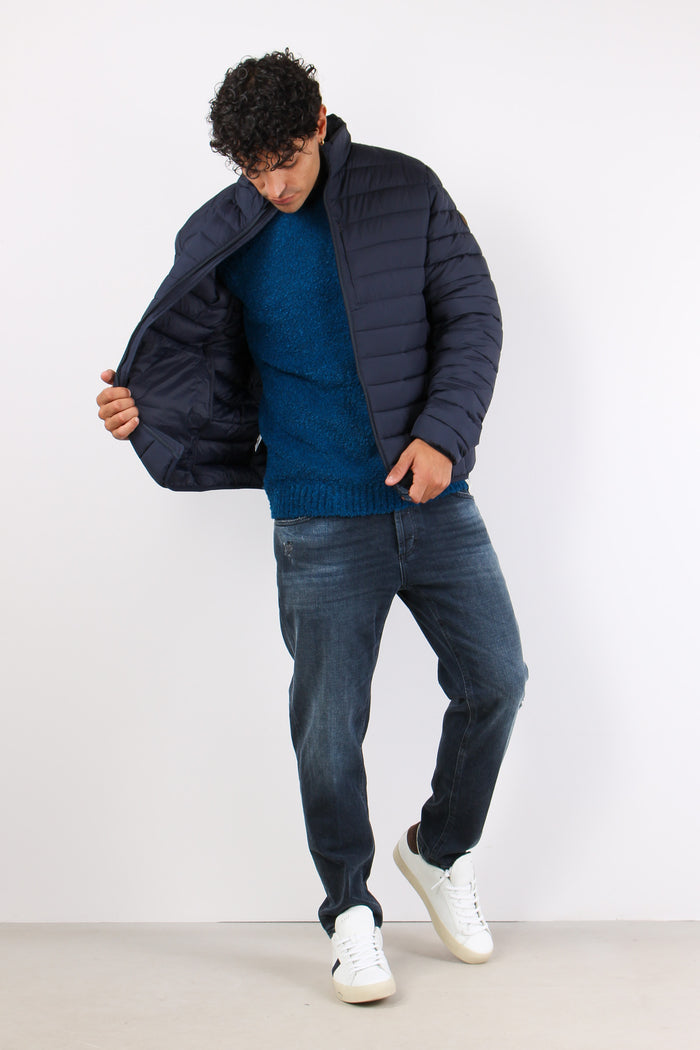 Erion Piumino Collo In Piedi Blue Black-3