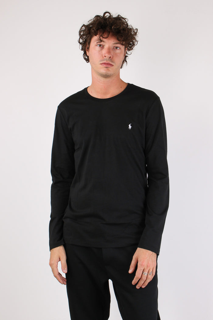 Maglia M/l Underwear Polo Black-2