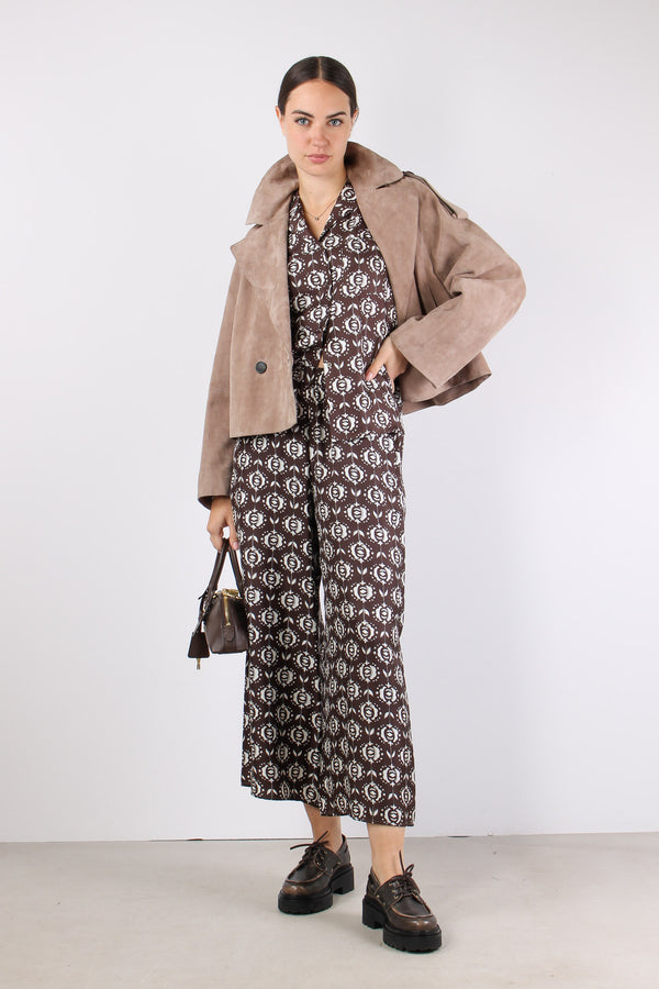 Oncia Camicia Seta Fantasia Wallpaper