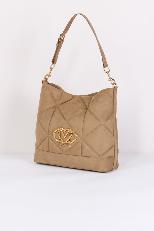 Sacca Ecocamoscio Trapunta Sabbia-2