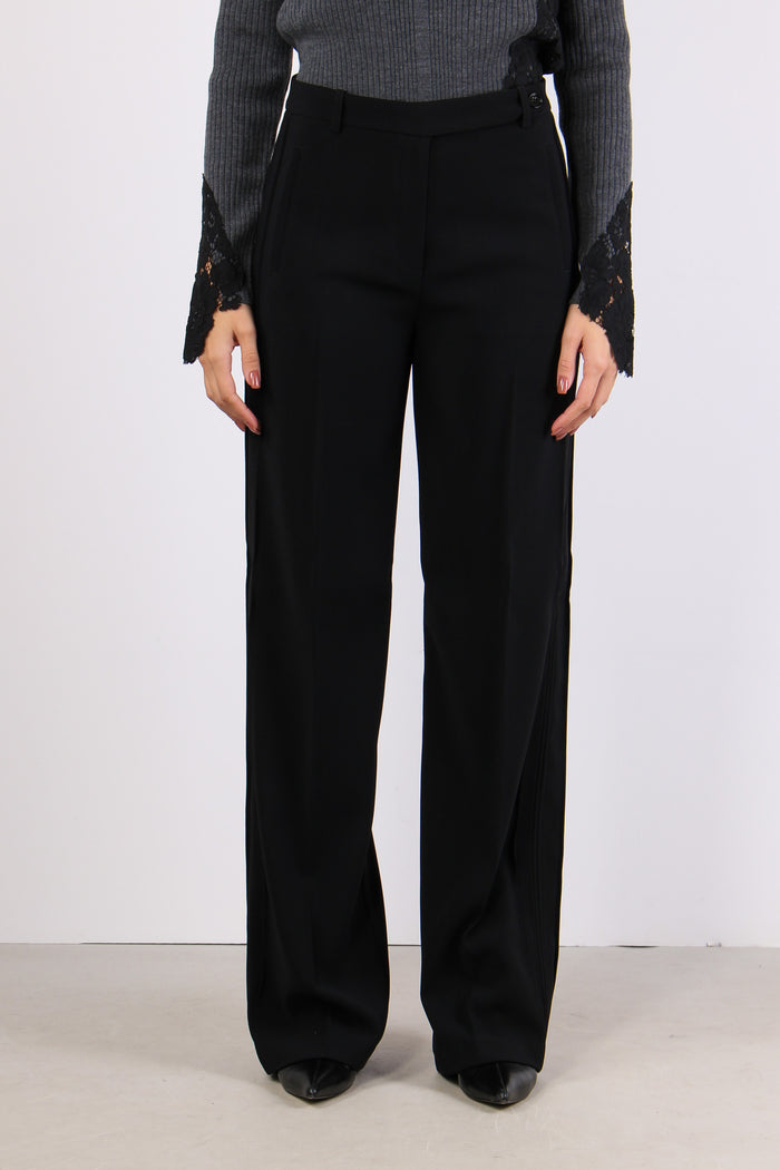 Rufa Pantalone Crepe Nero Limousine-2