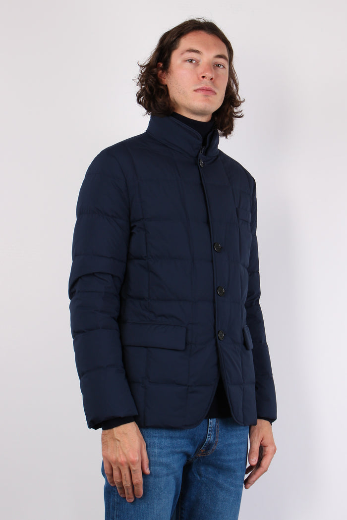 Down Jacket Microfibra Blu-5