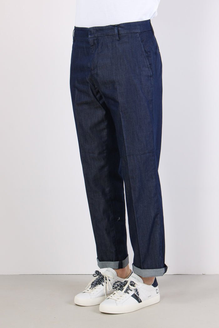Gaubert Pantalone Effetto Denim Denim Scuro-3