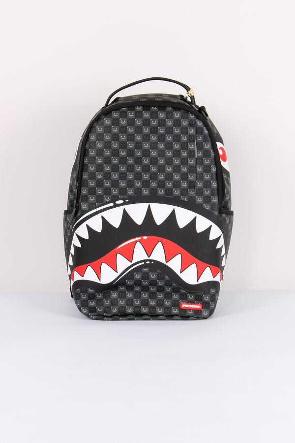 Backpack Shark In Paris Check Nero