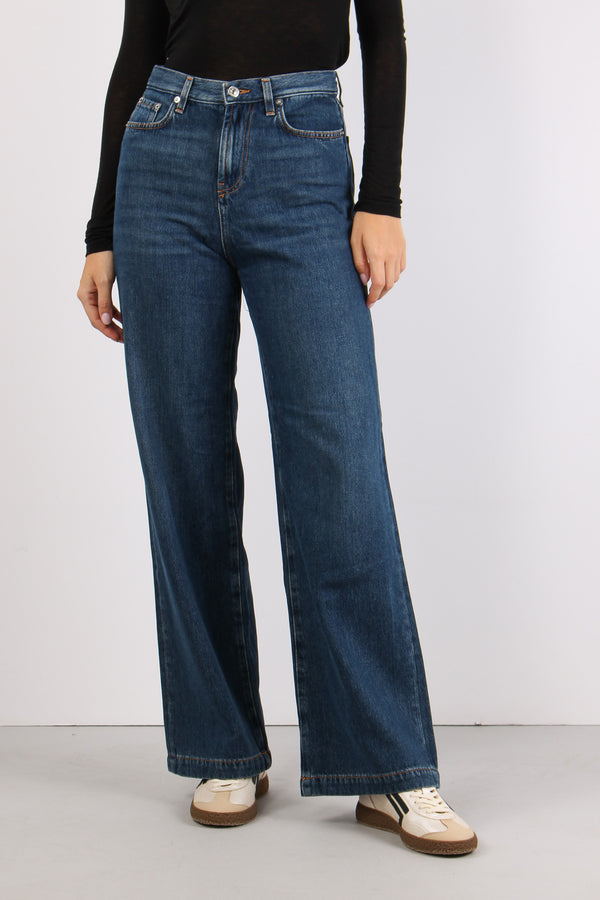 Denim Flare Denim Medio-2