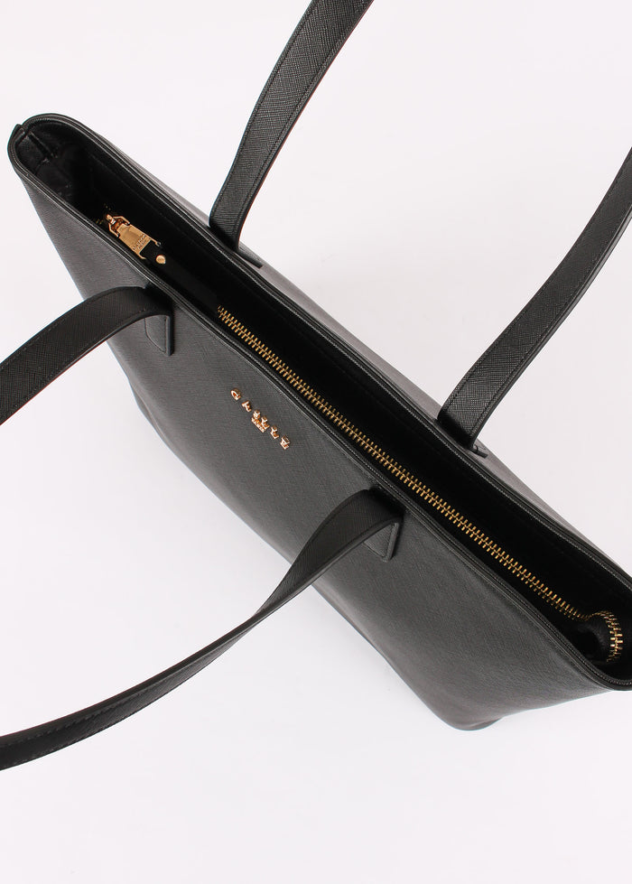 Maxi Shopping Saffiano Nero-5